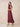 Chiffon Tea Length A-Line Bridesmaid Dress with Flutter Sleeve in Cinnamon Rose