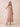 Chiffon Tea Length A-Line Bridesmaid Dress with Flutter Sleeve in Dusty Rose