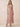 Chiffon Tea Length A-Line Bridesmaid Dress with Flutter Sleeve in Dusty Rose