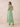 Chiffon Tea Length A-Line Bridesmaid Dress with Flutter Sleeve in Dusty Sage