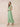 Chiffon Tea Length A-Line Bridesmaid Dress with Flutter Sleeve in Dusty Sage