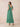 Chiffon Tea Length A-Line Bridesmaid Dress with Flutter Sleeve in Eucalyptus
