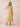 Chiffon Tea Length A-Line Bridesmaid Dress with Flutter Sleeve in Gold