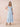 Chiffon Tea Length A-Line Bridesmaid Dress with Flutter Sleeve in Lavender