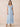 Chiffon Tea Length A-Line Bridesmaid Dress with Flutter Sleeve in Lavender