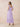 Chiffon Tea Length A-Line Bridesmaid Dress with Flutter Sleeve in Lilac