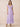 Chiffon Tea Length A-Line Bridesmaid Dress with Flutter Sleeve in Lilac