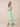 Chiffon Tea Length A-Line Bridesmaid Dress with Flutter Sleeve in Mint Green