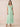 Chiffon Tea Length A-Line Bridesmaid Dress with Flutter Sleeve in Mint Green