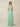 V-Neck Chiffon A-Line Floor Length Bridesmaid Dress with Back Sash in Mint Green