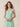 V-Neck Chiffon A-Line Floor Length Bridesmaid Dress with Back Sash in Mint Green