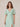 Flutter Short Sleeves Chiffon V-Neck Bridesmaid Dress with Slit in Mint Green