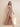 A-Line Chiffon Pleated Deep V Neck Halter Bridesmaid Dress in Dusty Rose