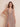 A-Line Chiffon Pleated Deep V Neck Halter Bridesmaid Dress in Dusty Rose