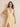 A-Line Chiffon Pleated Deep V Neck Halter Bridesmaid Dress in Yellow
