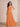 Red Spaghetti Straps Chiffon Ruched A-Line Long Bridesmaid Dress