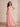 Chiffon Pleated A-Line V-Neck Bridesmaid Dress in Blush Pink