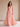 Chiffon Pleated A-Line V-Neck Bridesmaid Dress in Blush Pink