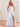 Sweetheart Boned A-Line Floral Printing Chiffon Bridesmaid Dress - Baby Blue Floral