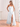 Sweetheart Boned A-Line Floral Printing Chiffon Bridesmaid Dress - White Floral
