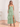 Boned Tiered Floral Chiffon Ankel Bridesmaid Dress With Ruffle - Sage Floral