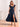 Ruffle Sleeve A-Line Chiffon Tea Length Bridesmaid Dress - Navy Blue