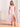 Ruffle Sleeve A-Line Chiffon Tea Length Bridesmaid Dress - Pink