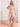 Ruffle Sleeve A-Line Floral Printing Chiffon Tea Length Bridesmaid Dress - Dusty Rose Floral