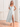 Ruffle Sleeve A-Line Floral Printing Chiffon Tea Length Bridesmaid Dress - White Floral