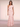One Shoulder Chiffon Floral Printing Sheath Bridesmaid Dress - Pink Floral