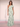 One Shoulder Chiffon Floral Printing Sheath Bridesmaid Dress - Sage Floral