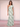 One Shoulder Chiffon Floral Printing Sheath Bridesmaid Dress - Emerald Green Floral