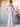 Off Shoulder Chiffon Floral Printing Bridesmaid Dress - White Floral