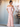 Off Shoulder Chiffon Floral Printing Bridesmaid Dress - Pink Floral