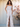 Ruffle Square Sheath Floral Printing Bridesmaid Dress With Slit - White Floral