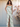 Ruffle Square Sheath Floral Printing Bridesmaid Dress With Slit - Emerald Green Floral