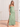 Boned Floral Printing Chiffon Bridesmaid Dress With Bow - Sage Floral
