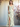 Ruffle Chiffon Floral Printing Short Sleeves Sheath Bridesmaid Dress - Sage Floral