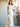 Ruffle Chiffon Floral Printing Short Sleeves Sheath Bridesmaid Dress - Olive Green Floral