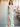 Ruffle Chiffon Floral Printing Short Sleeves Sheath Bridesmaid Dress - Emerald Green Floral