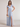 Short Sleeve Slit Bridesmaid Dress With Pocket - Light Blue