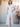 Ruffle Sleeves Slit A-Line Floor Length Bridesmaid Dress