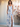 Floral Printing A-Line Chiffon Sweetheart Bridesmaid Dress With Slit - Baby Blue Floral