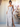 V-Neck Layered Floral Printing Sheath Bridesmaid Dress With Slit - White Floral