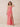 Chiffon Ruched Mermaid Slit Bridesmaid Dress with Strapless in Coral