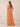 Flutter Sleeve V-Neck Jacquard Lace Bridesmaid Dress with A-Line in Orange