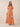 Flutter Sleeve V-Neck Jacquard Lace Bridesmaid Dress with A-Line in Orange