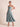 Backless Jacquard Midi A-Line Bridesmaid Dress With Spaghetti Strap