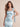Silk Satin Tiered Ruffled Mermaid Bridesmaid Dress with Bow Strap