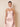 Stretch Satin Ruched Strapless Mermaid Bridemaid Dress with Scarf in Pink